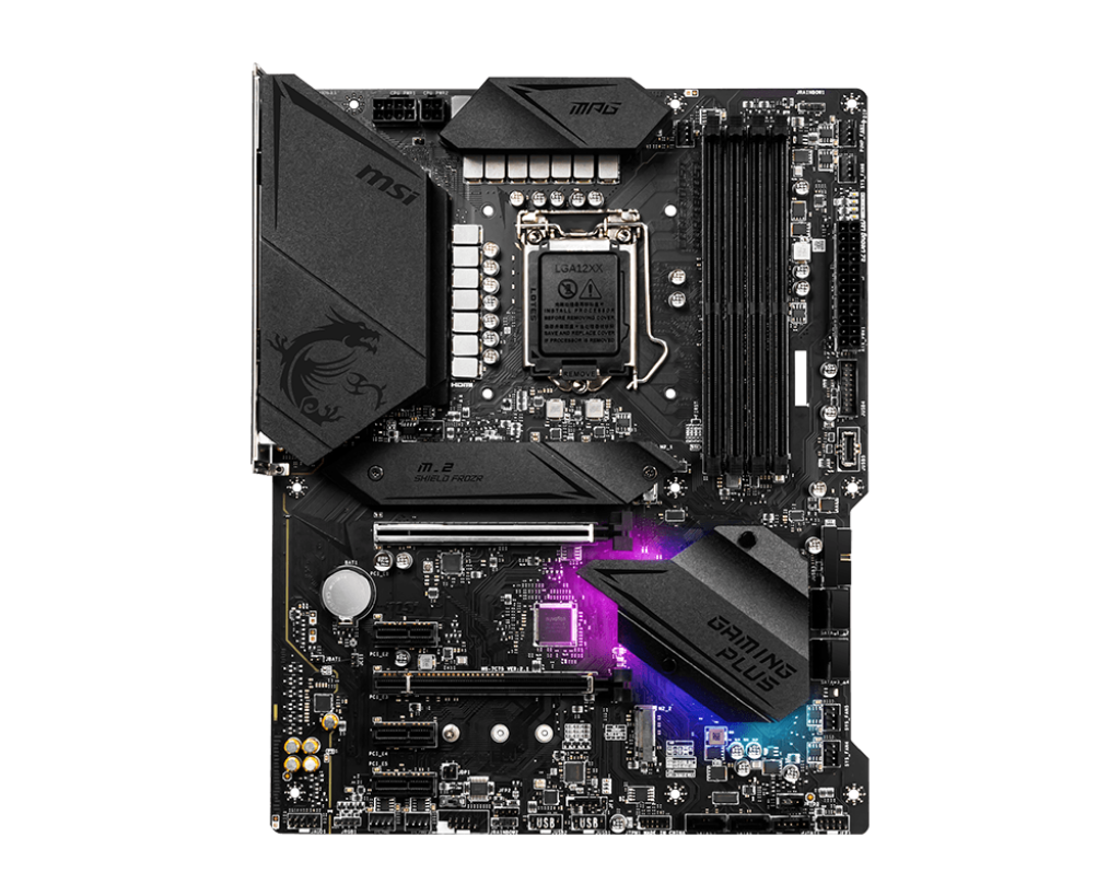 MSI MPG Z490 GAMING PLUS Motherboard ATX LGA1200 Supports 10th 11th CPU USB Gen2 Type C HDMI