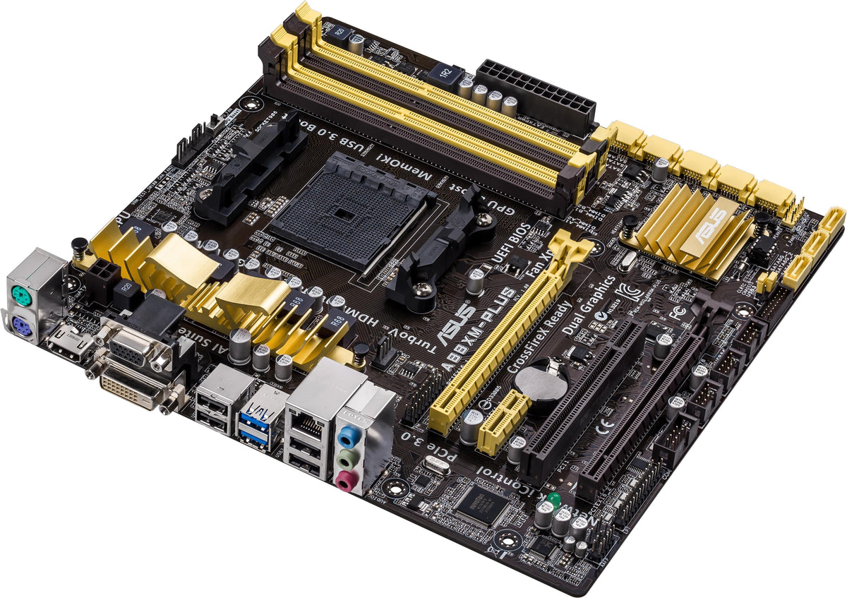 mamix ASUS A88XM-PLUS AMD motherboard A88X Socket FM2+ micro ATX
