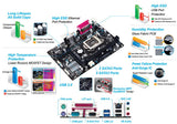 Gigabyte Technology GA-H81M-DS2 computer motherboard,1150,DDR3,M-ATX,H81,LPT,USB3.0