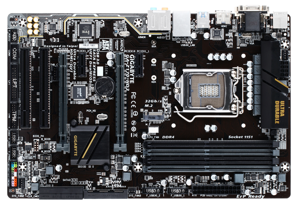 GIGABYTE GA-Z170X-UD3 と 650w ストア ATX電源 GIGABYTE GA-Z170X-UD3