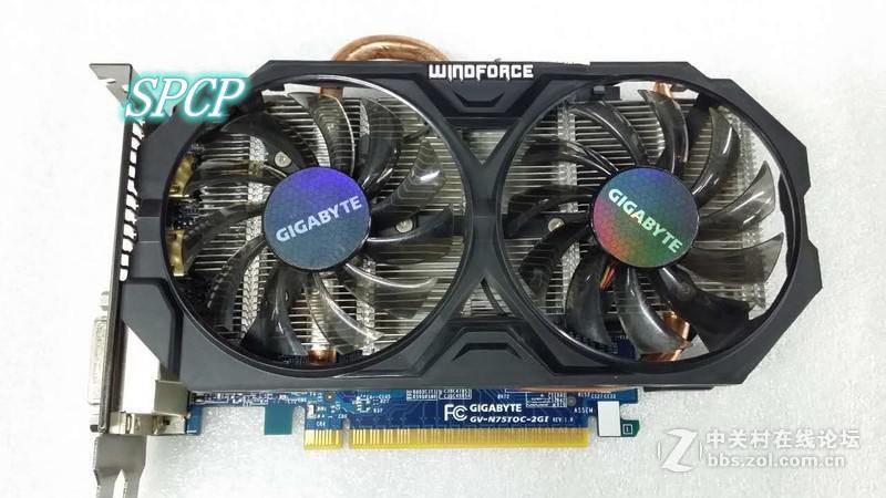 GIGABYTE GTX750 TI 2G GV-N75TOC-2GI ddr5 PCI-E hdmi dvi graphics