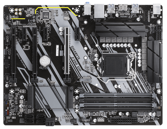 Gigabyte Technology Z390 UD Motherboard 1151 ddr4 ATX M.2 usb3.1 4 memory slot HDMI