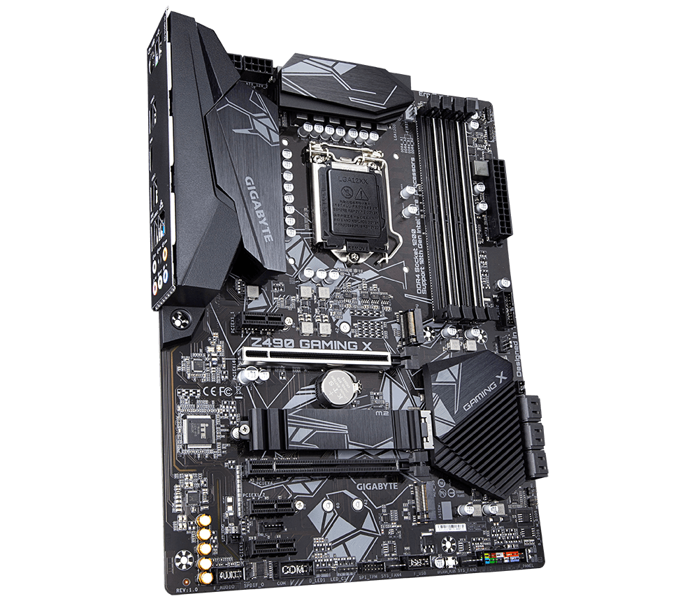 Gigabyte Z490 GAMING X Motherboard ATX LGA1200 Supports 10th 11th CPU USB  Gen2 Type C HDMI