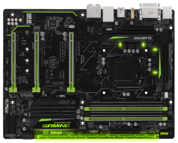 Gigabyte GA-Gaming B8 Desktop computer motherboard B250 1151 socket ddr4 ATX HDMI