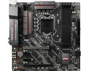 MSI Motherboard Z370M MORTAR  LGA 1151 Intel ddr4 Usb3.0 dvi hdmi MATX 2 x M.2 slots