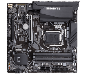 Gigabyte Z490M Motherboard 1200 Supports 10th 11th Gen PCIe Gen3 x4 M.2 Micro ATX 24.4cm x 24.4cm