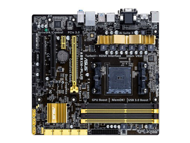 mamix ASUS A88XM-PLUS AMD motherboard A88X Socket FM2+ micro ATX