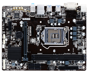 GIGABYTE GA-B150M-D2VX-SI LGA 1151 socket b150 motherboard M-ATX ddr4 usb3.0 dvi