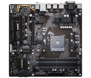 Gigabyte Technology GA-AB350m-D3H Desktop computer motherboard,AMD,AM4 socket,ddr4,M-ATX,b350