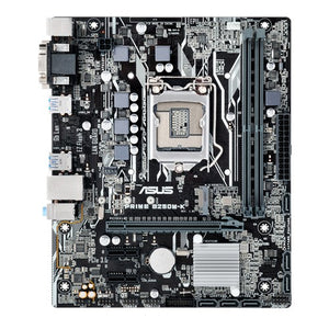 ASUS B250M-J/K Intel LGA-1151 mATX motherboard with LED lighting DDR4 2400MHz M.2  SATA 6Gb/s USB 3.0